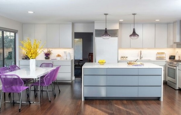 06 cách để trang trí nhà bếp của bạn bằng màu tím